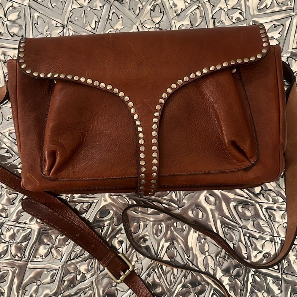 LUXEORIA Genuine Leather Crossbody unisex Bag Purse
Brown New